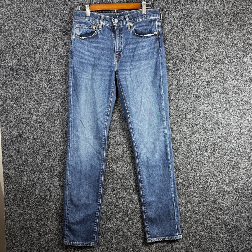 Levis Premium 511 Slim Fit Jeans Mens 32x34 Blue Denim Medium Wash 04511-4309